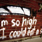 Graffiti på stoffer